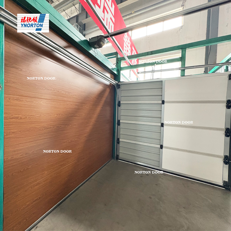 Aluminijasta sekcijska garažna vrata